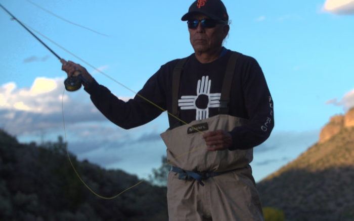 Louie Hena fishing on the RIo Grande | Photo: Justin Clifton