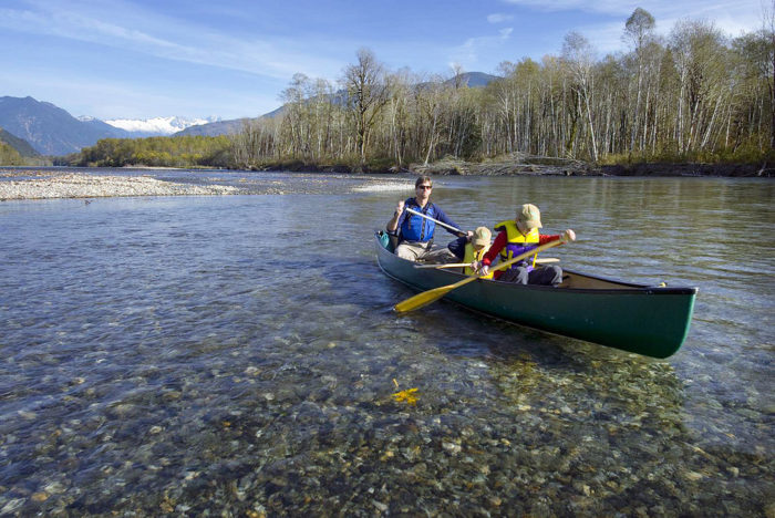 Canoeing the upper Skagit River of Washington | PHOTO: ©Bridget Besaw